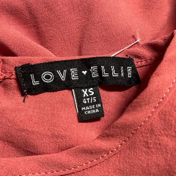 5/$25 Love Ellie Toddler Girl's Tiered A Line Short Sleeve Mini Dress XS 4T - Picture 4 of 5